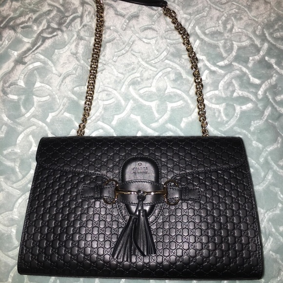 Authentic Black Gucci Purse - Picture 1 of 12